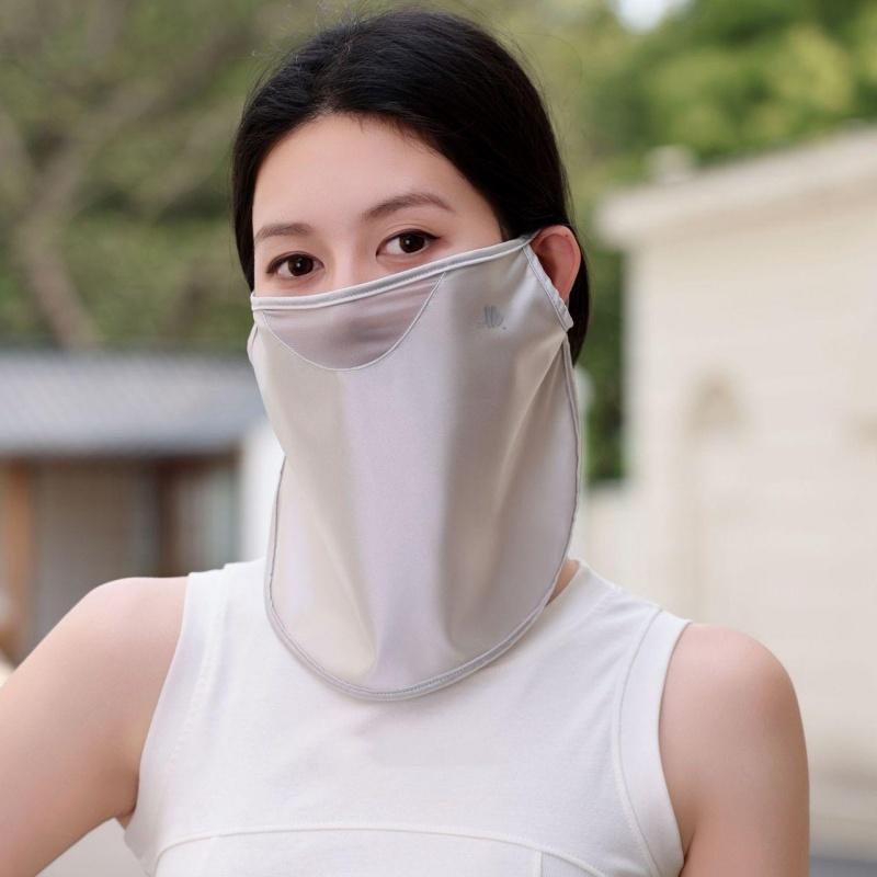 Ice Silk Mask Women UV Resista - Neck Gaiter Face Cover recension och pris